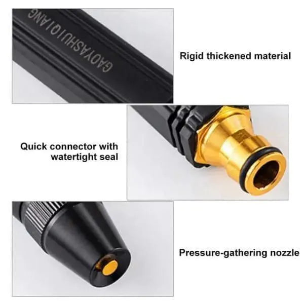 Solar Panel Washing Nozzle Black Metal Durable